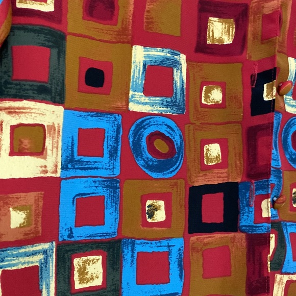 Beautiful vibrant blouse long sleeve - Picture 2 of 7